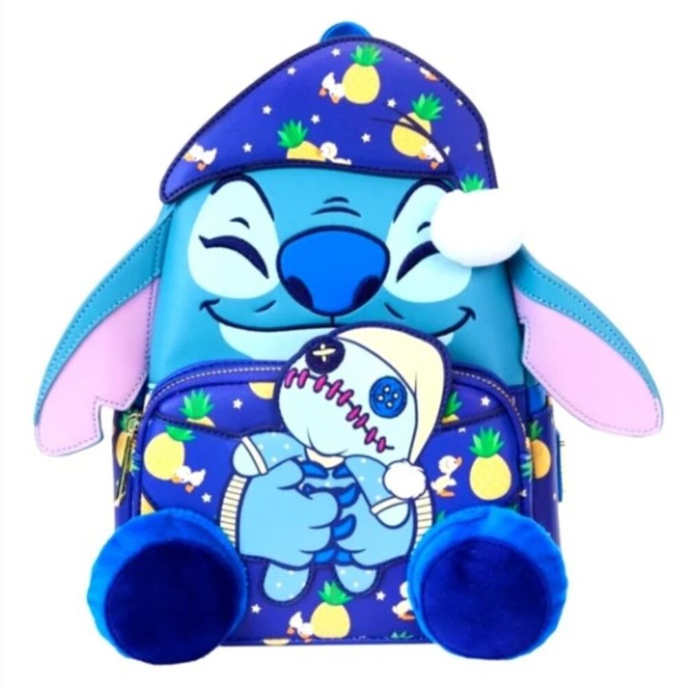 SDCC 2024 Loungefly Limited Edition Bedtime Stitch Mini Backpack